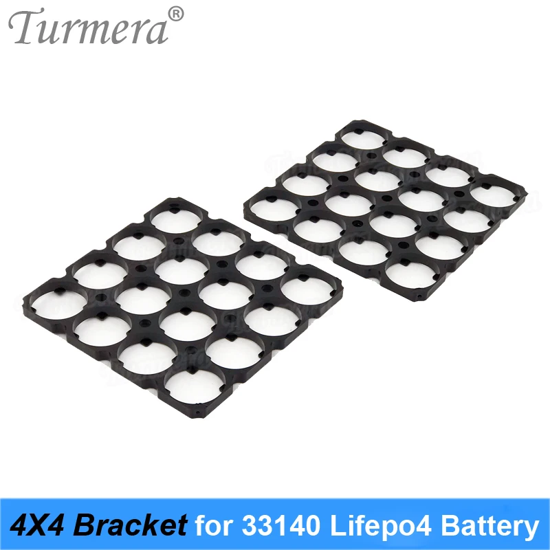 Turmera 4X4 33140 3.2V 15Ah Lifepo4 uchwyt wspornika baterii plastikowa średnica 33.4mm do akumulatora system magazynowania energii słonecznej