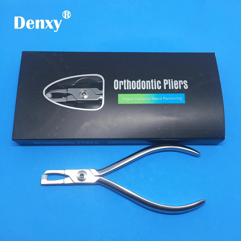 

Denxy 1pc dental Orthodontic Plier posterior band removing Orthodontic Pliers Forceps Dentist Pliers Orthodontic Instruments