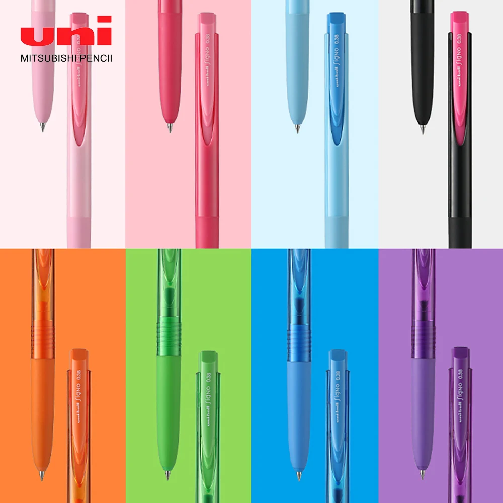 Japan UNI Gel Pen UMN-155 Signo RT Press Color Signature Pen Smooth and Low Attenuation 0.38/0.5Mm Stationery for Students