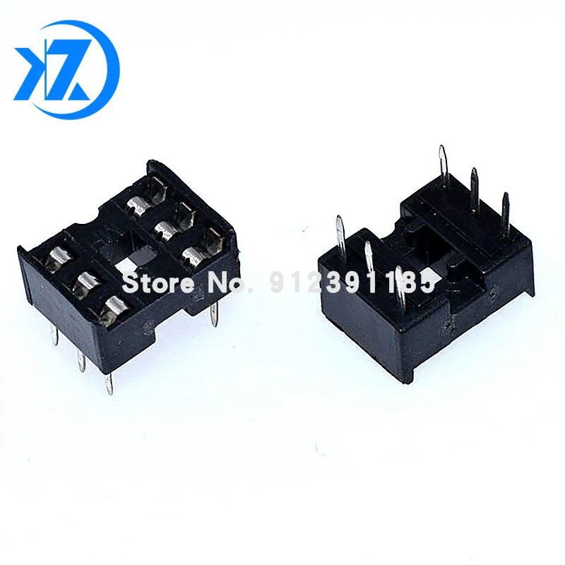10Pcs 6pin Dip Ic Sockets Adapter Solder Type 6 Pin Dip-6