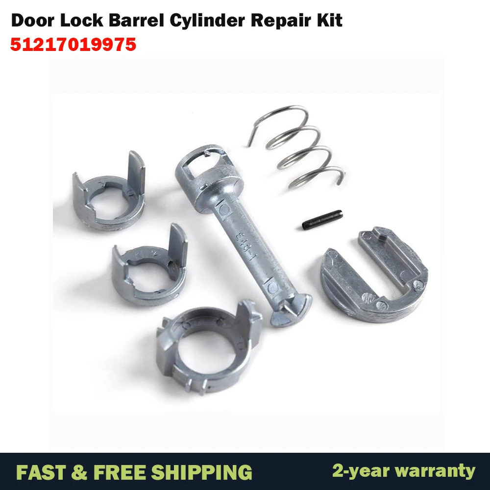 Door Lock Barrel Cylinder Repair Kit For BMW E46 X5 X3 3 Series 323i 323c 323ci 325i 325xi 325c 325ci 328i