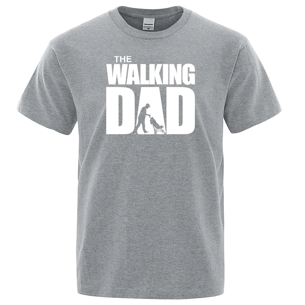 Summer T-shirt The Walking Dad T Shirt Men Cool Casual Mens Tshirt Fashion Hip Hop Tops Streetwear Father\'s Day Gift Tee shirts