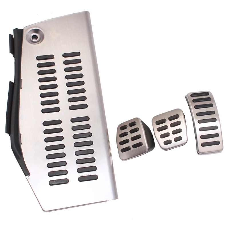 LHD Auto Pad Fußstütze Für Volkswagen Polo VW Golf 4, Bora Käfer RSi GTI R32 Für Audi A3 SITZ Edelstahl Pedal Pad