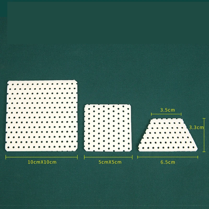 Low-temperature thermoplastic board White trapezoidal nose splint After rhinoplasty fixed protector nose shaping piece