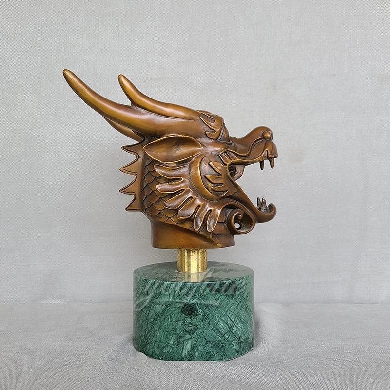 The Twelve Bronze Animal Zodiac Heads Statues Bronze Twelve Chinese Zodiac Animal Sculpture Bronze Ornament Collect Gifts