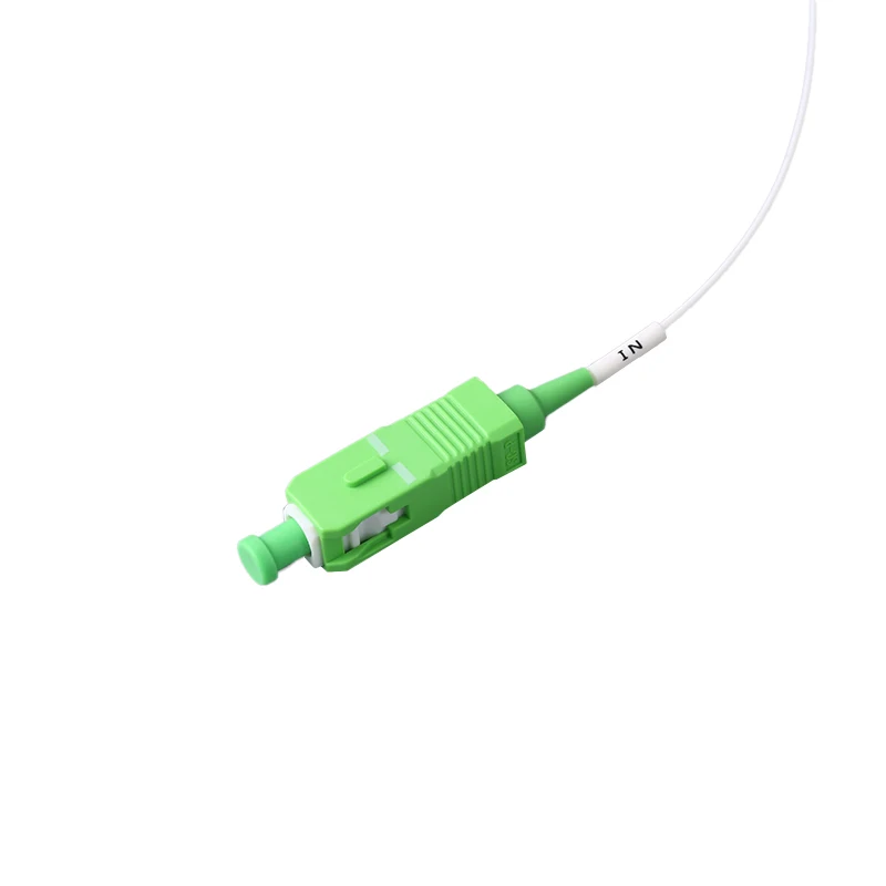 Mini divisor de fibra óptica, divisor de fibra óptica de modo único, SC/APC SM, 0,9mm, PVC, 1,5 m, 1x8 PLC