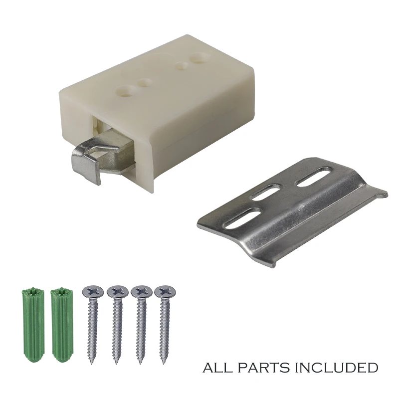 Heavy duty white PP wall cabinet hanger