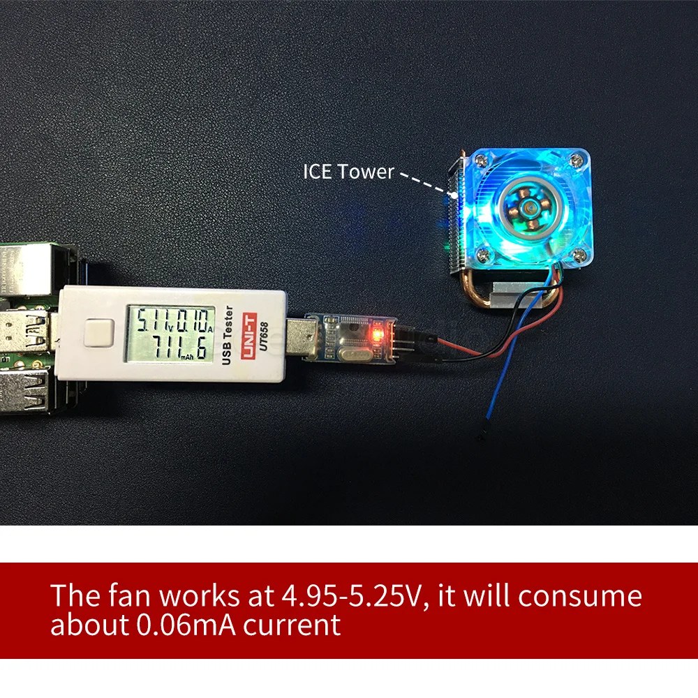 Ventilateur réglable à arrêt automatique, 5V, refroidisseur à 3 broches, dissipateur de chaleur, PWM, coloré, pour tous les modes, Raspberry Pi