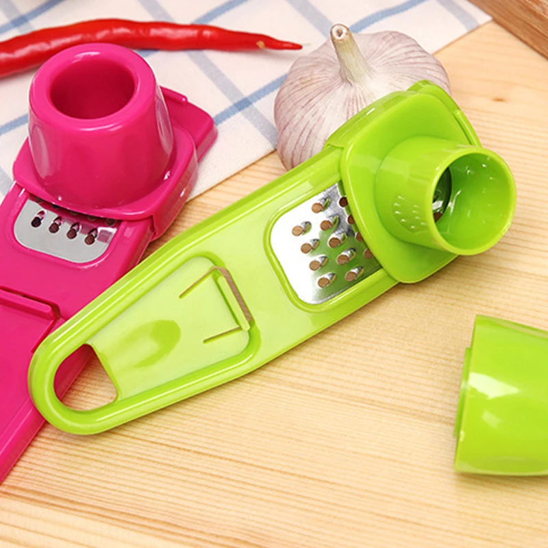 Garlic Grater French Garlic Grater Multi Functional Ginger Garlic Grinding Grater Planer Slicer Mini Cutter Cooking Tool