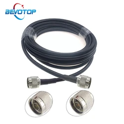 BEVOTOP LMR240 50-4 Cable N Male to N Male Plug RF Coaxial Pigtail Jumper 4G 5G LTE Extension Cord RF Adapter Wire 50CM~50M