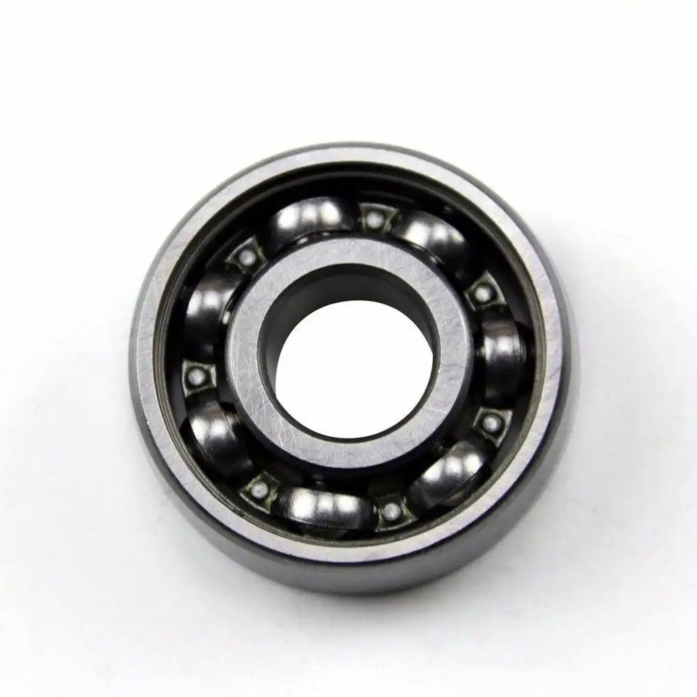 32mm x 12mm x 10mm Carbon Steel 6201RS Shielded Deep Groove Ball Bearing Black 2pcs