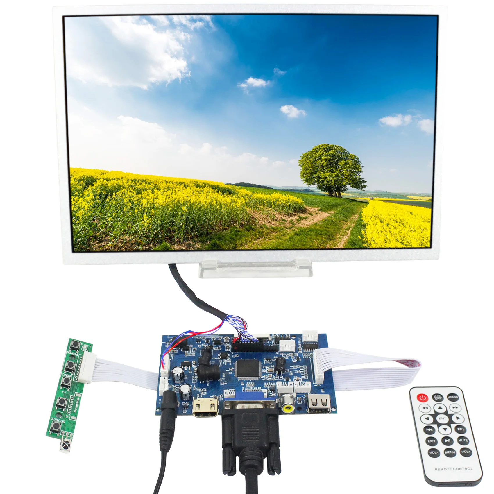 

12.1inch G121EAN01.1 12.1" 1280X800 LCD Screen with HD MI VGA+2AV LCD Controller Board VS-TY2660H-V899