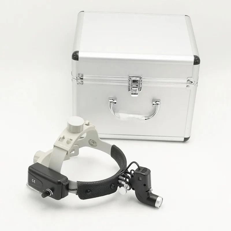 

Aluminium Box Wireless Medical Headlight 5W LED Headlamp Dental Surgical Head Light Focusable Light Spot