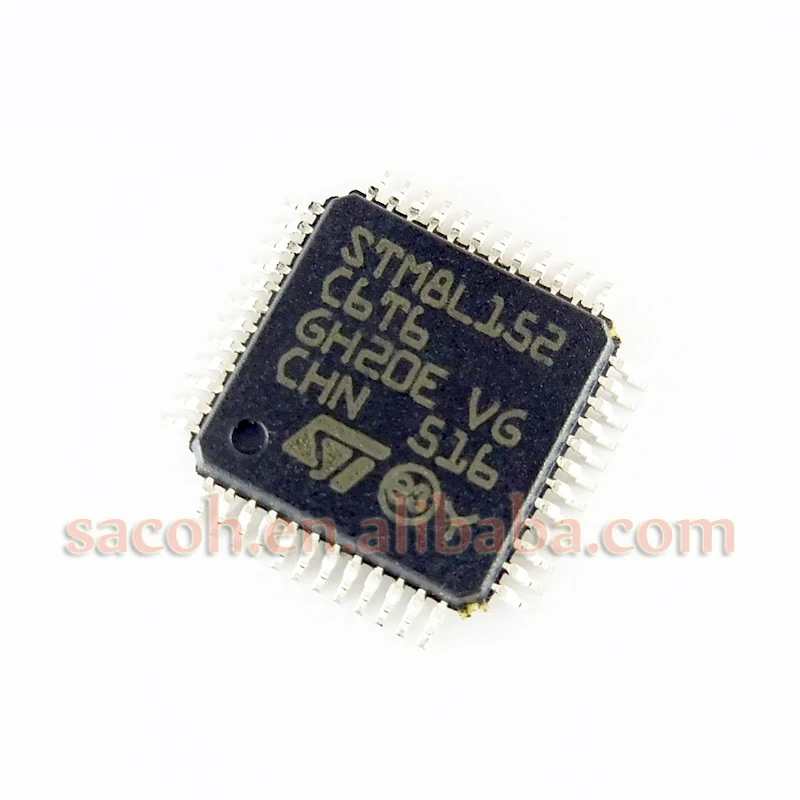 

5PCS/Lot New OriginaI STM8L152C6T6 STM8L152 or STM8L152C6T3 or STM8L152C4T6 or STM8L152C4T3 STM8L152 QFP-48 8-bit power MCU