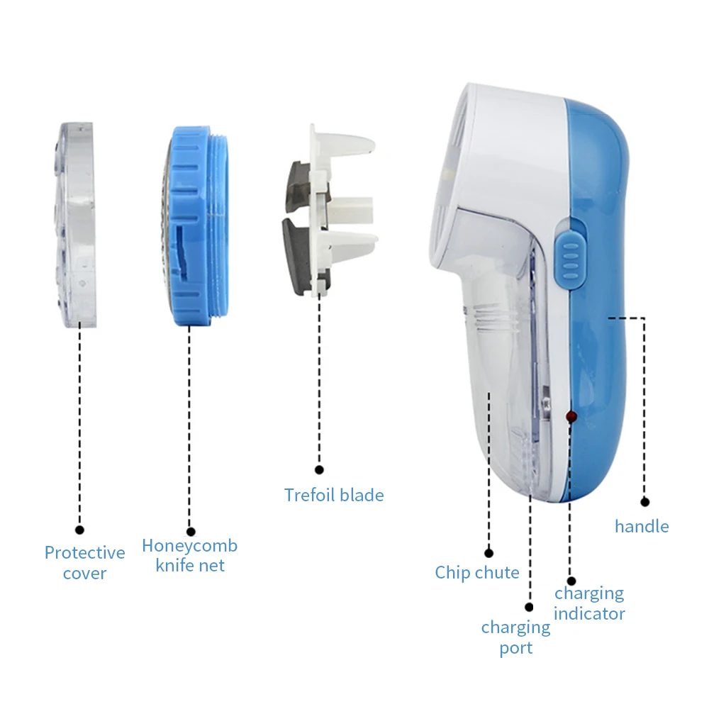 แบบพกพาไฟฟ้า Lint Remover เสื้อผ้าผ้า Lint Trimmer Hairball เครื่องกำจัดขน Lint Remover Fuzz เครื่องโกนหนวดยา