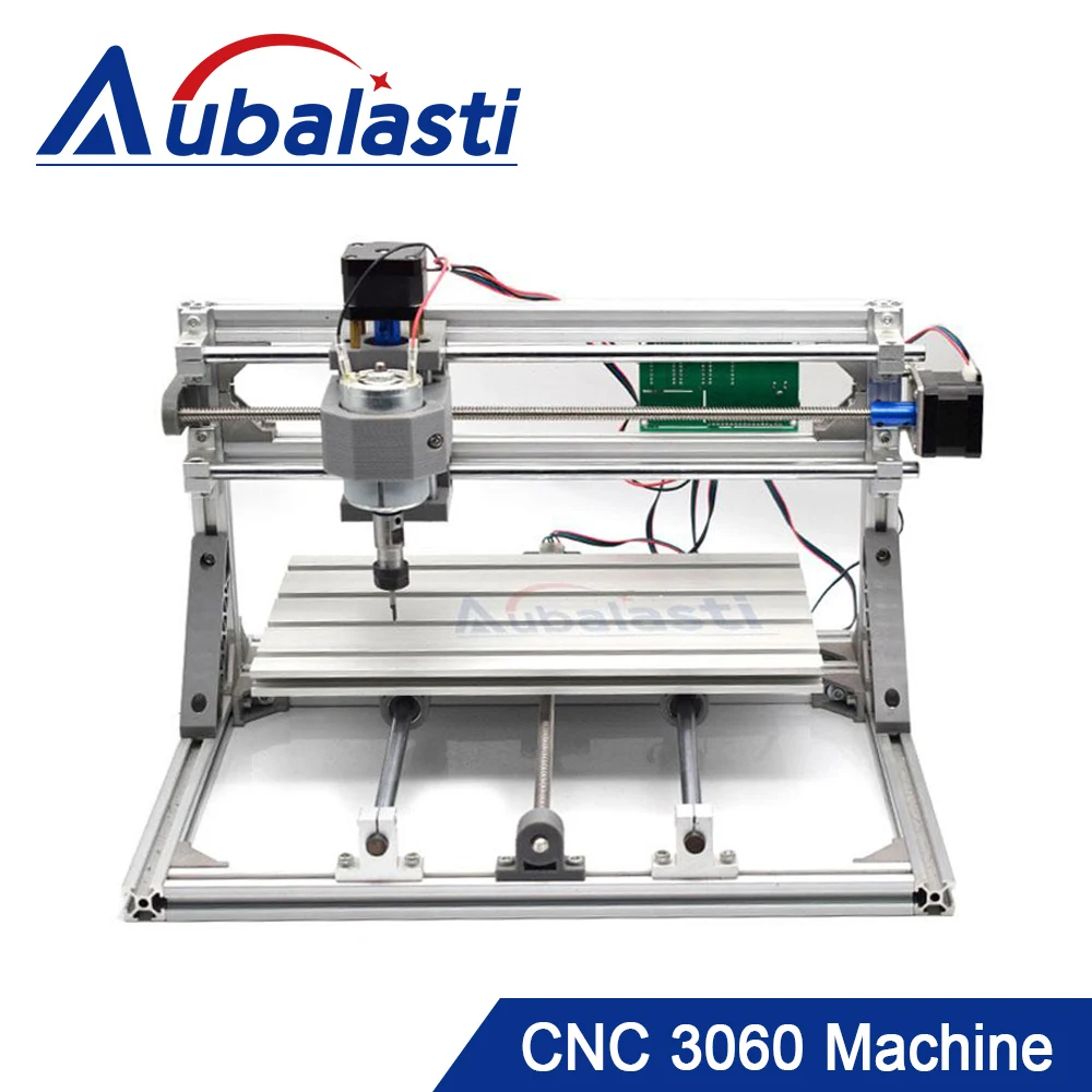 Minimáquina de grabado láser CNC 3060, grabador láser DIY, herramientas de corte de Hobby, ER11-5mm GRBL para madera, PCB, PVC, Mini enrutador CNC