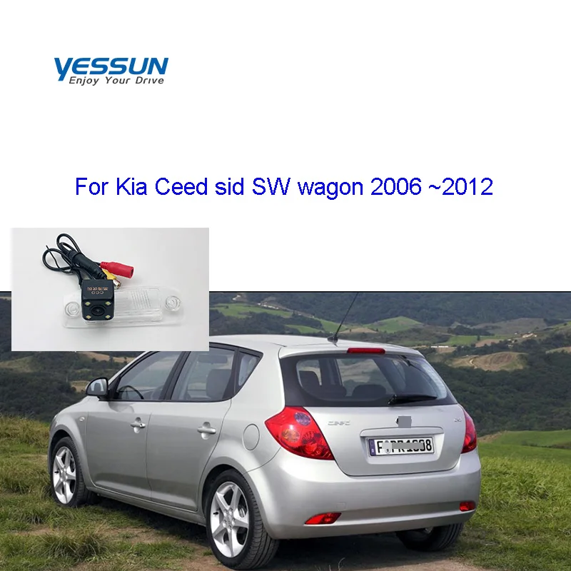 

Rear View Camera For Kia Ceed sid SW wagon 2006 2007 2008~2012 HD CCD night vision backup parking license plate camera