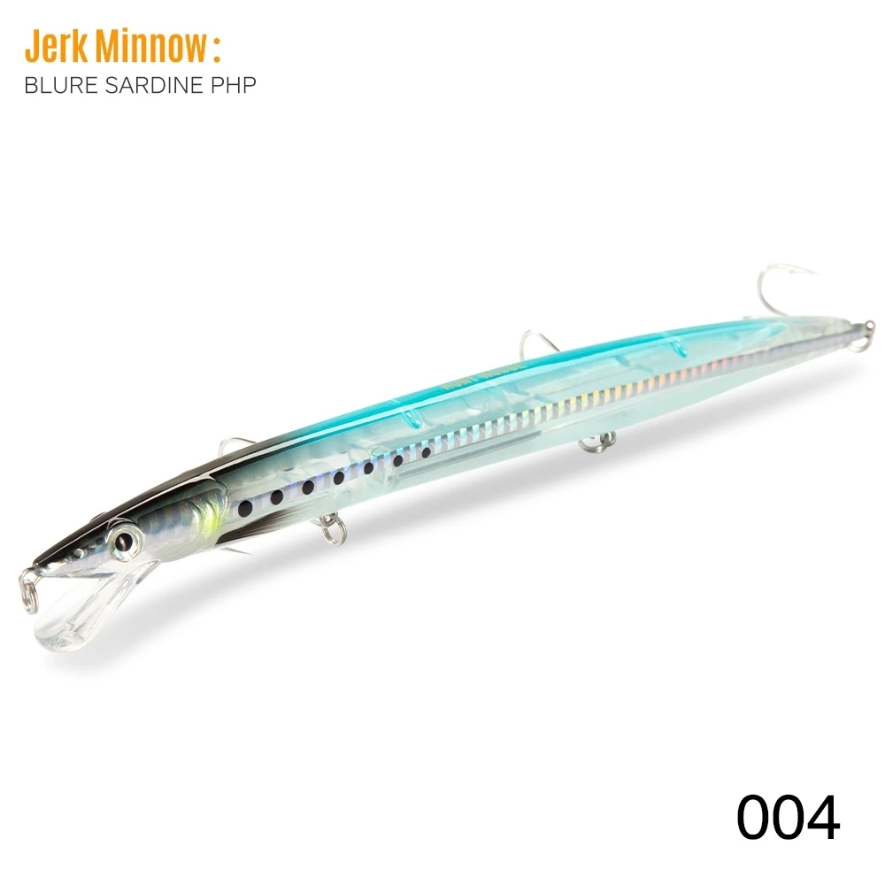 Hunthouse Minnow Angelköder Weitwurf Schwimmend 143mm/14g 173mm/23g 208mm/33g Sandeel Jerkbait Wolfsbarsch-Köder Angelzubehör