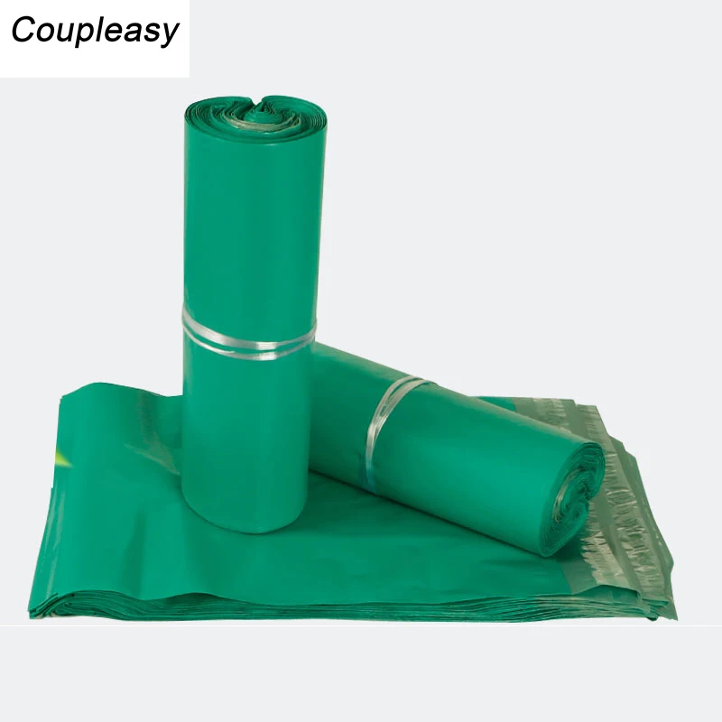 

7 Sizes Green Poly Mailer Self Seal Plastic Envelope Waterproof Courier Storage Bag Shipping Mailing Bags 100Pcs