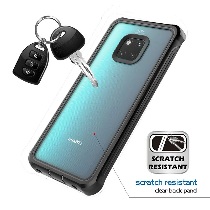 Mate20 Pro Crystal Case For Huawei Mate 20 Pro Case Clear Back Panel 360 Protection for Huawei Mate 20Pro Cover Funda Shockproof