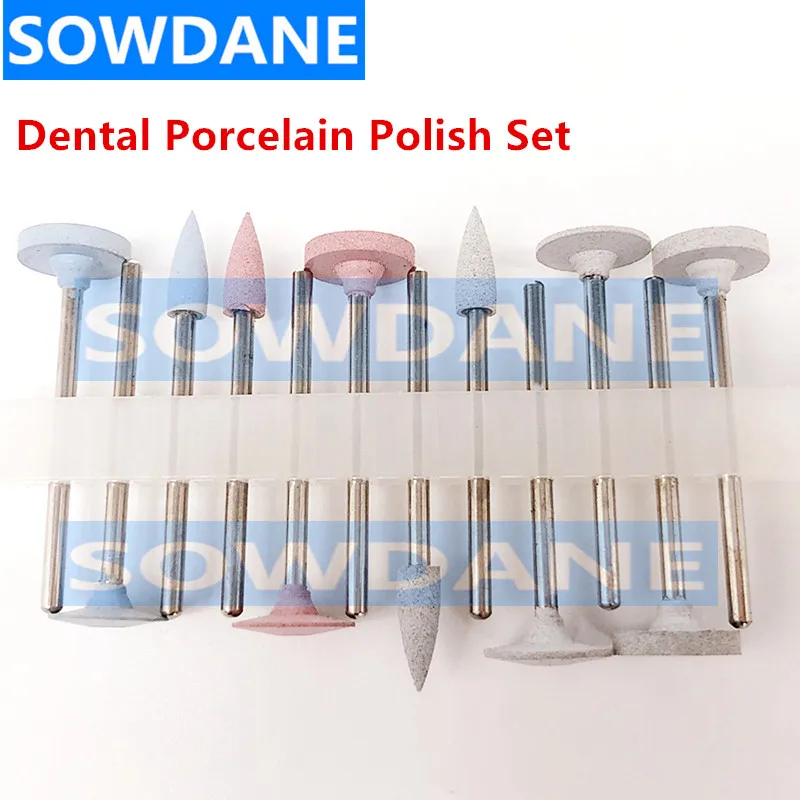 

Dental Polish Kit HP0312 Porcelain Polisher Teeth Polishing Bur Dentist Polishing Material 2.35mm