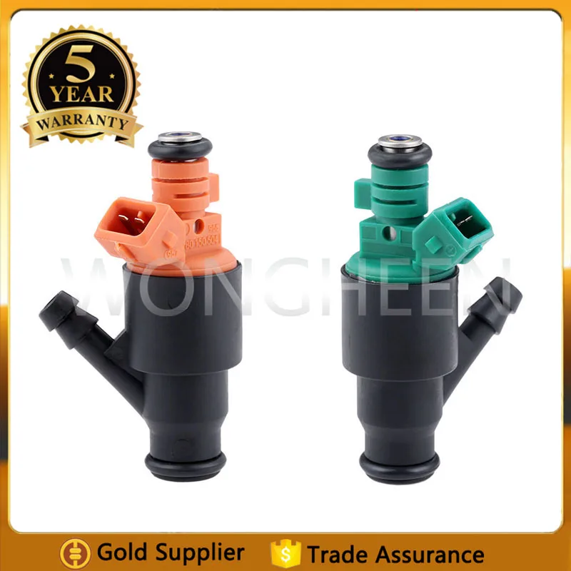 0280150504 0280150502 2PCs fuel injector nozzle For 95-02 Kia Sportage 2.0L