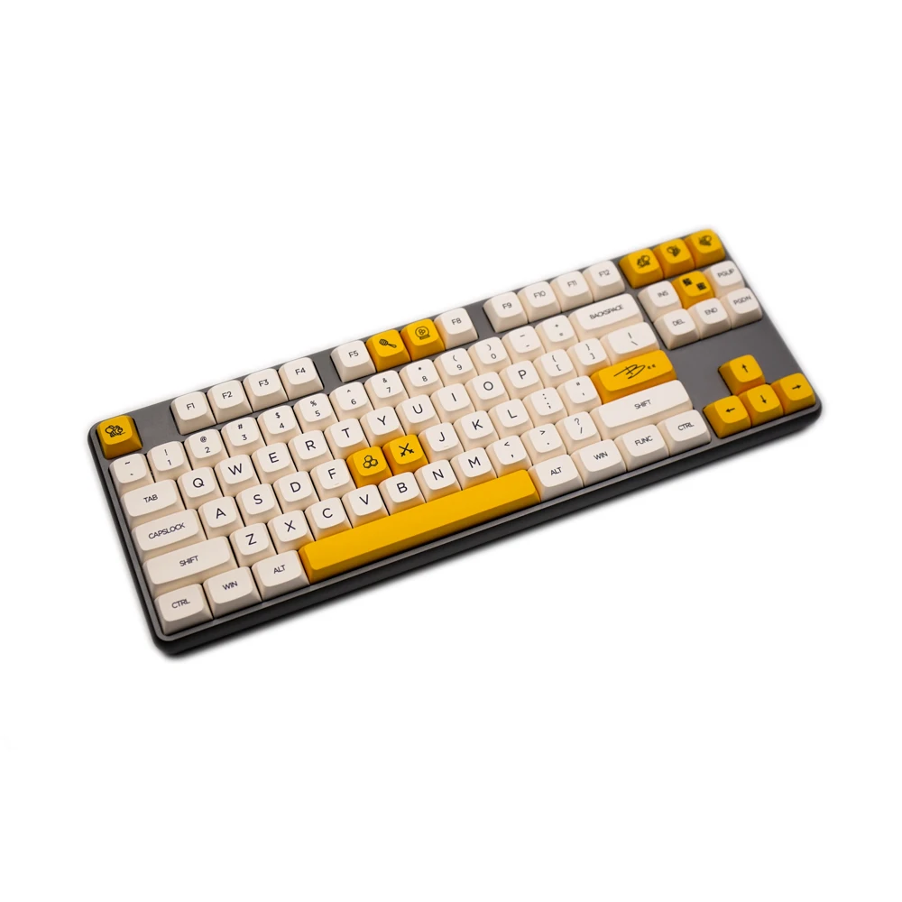 G-MKY Bee XDA Keycaps PBT Dye-sublimated Keycap  XDA profile keycap For Filco/DUCK/Ikbc MX switch Mechanical Keyboard Keycap