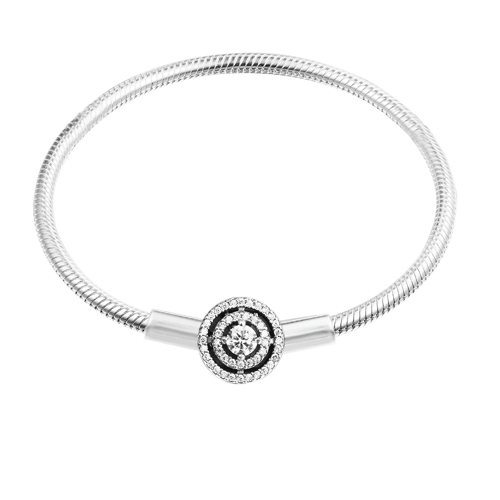 

Girl Friends Signature Bangle 2021 Bracelet Fits Original 925 Silver Charms & Beads Woman DIY Jewelry Making