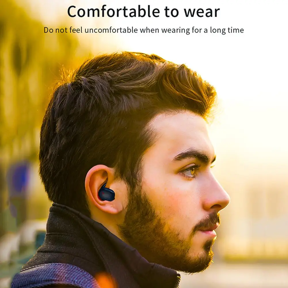 Auriculares inalámbricos Y30 con Bluetooth 5,0, cascos TWS HiFi IPX5 impermeables con Control táctil para deportes/juegos con micrófono