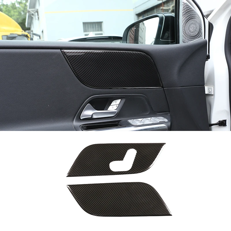 

ABS Car Styling For Mercedes-Benz B-Class GLA GLB 2020-2021 Car Door Panel Decoration Stickers Car Interior Accessories 2 Style