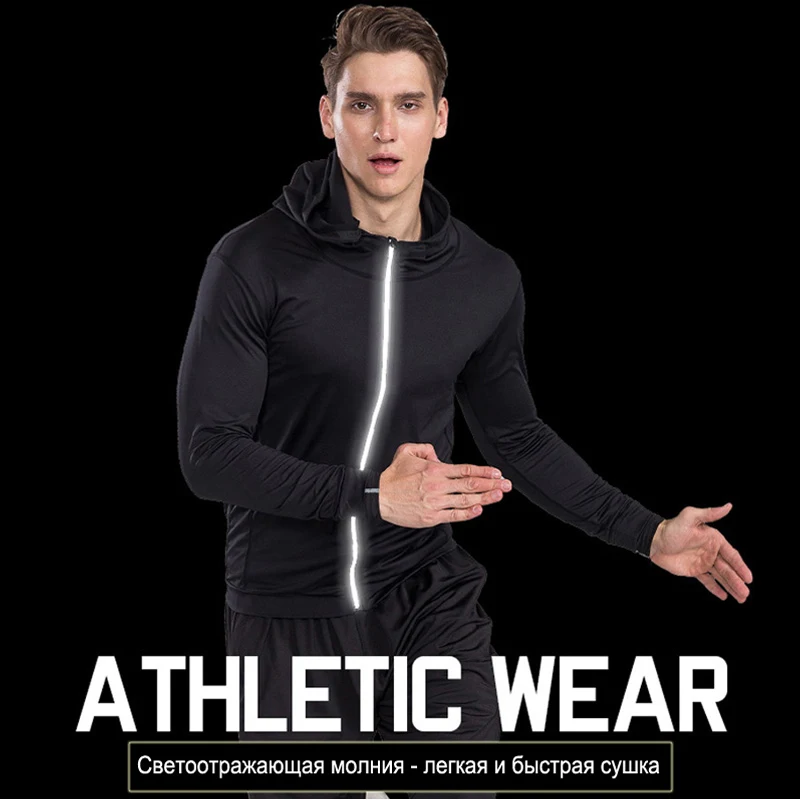 Neue Stretch Ski Unterwäsche Anzug Mode-Trend männer Schnell Trocknend Läuft Sportswear Gym Fitness Training Compression Set 4-stück