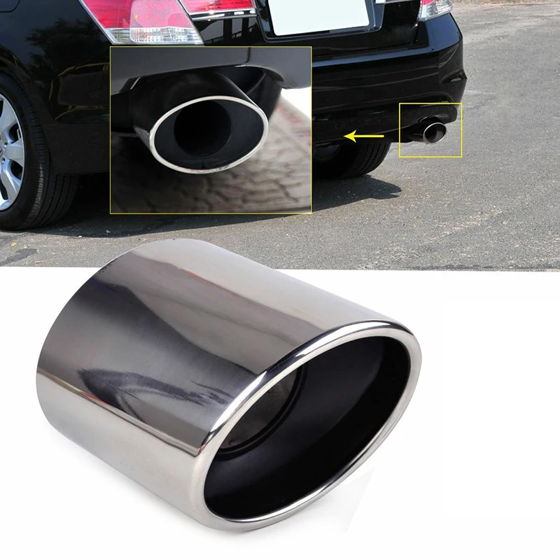 High Quality Stainless Steel Exhaust Tip Tail Pipe Muffler For Honda Accord 2008-2012 Car Exhaust Mufflers