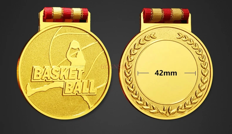 メダル バスケットボール競技賞品 ゲーム 金メダル ユニバーサルメタルメダル 記念カード 2021