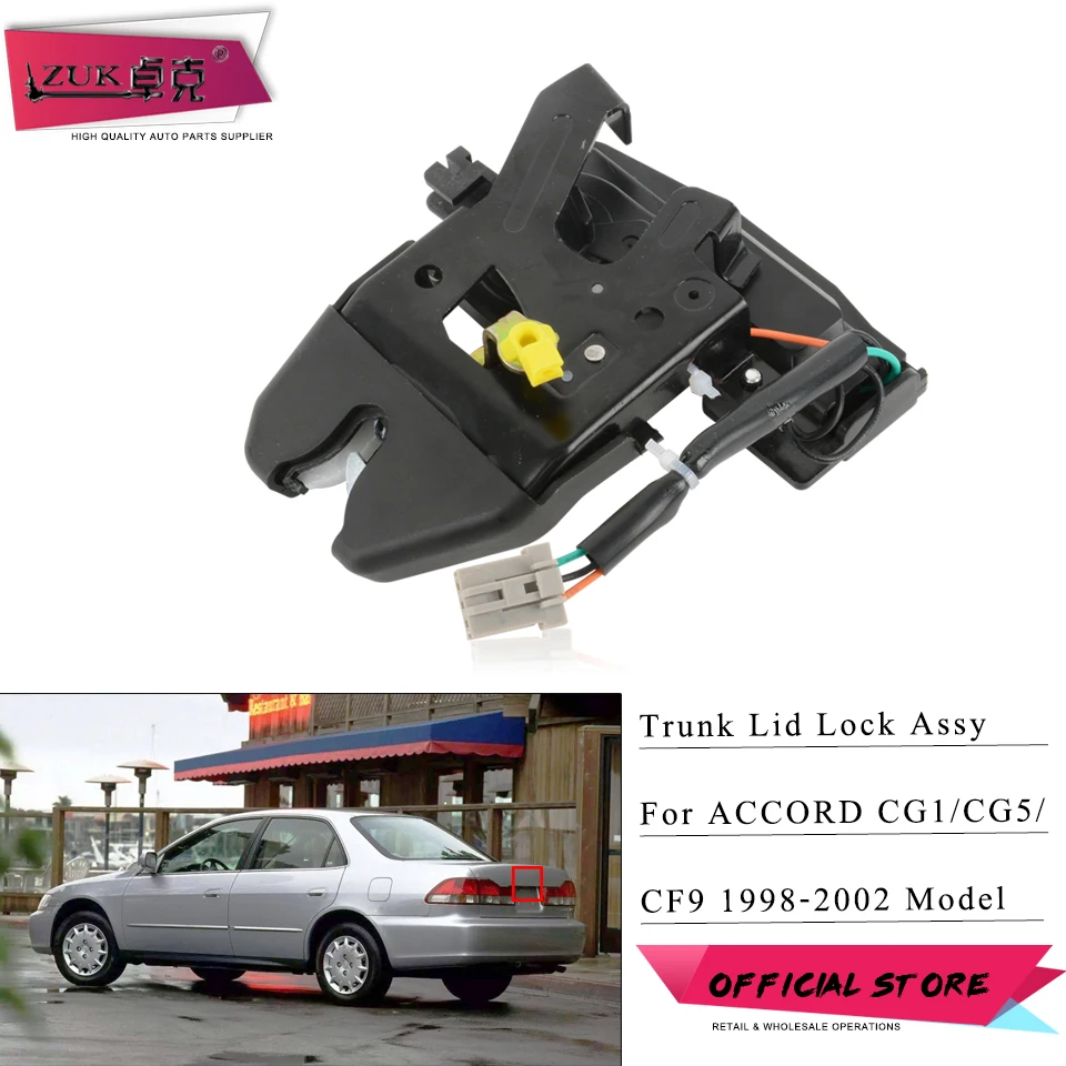 

Актуатор замка крышки багажника задней двери ZUK для HONDA ACCORD 1998 1999 2000 2001 2002 OEM:74851-S84-A61 74851-S84-A21