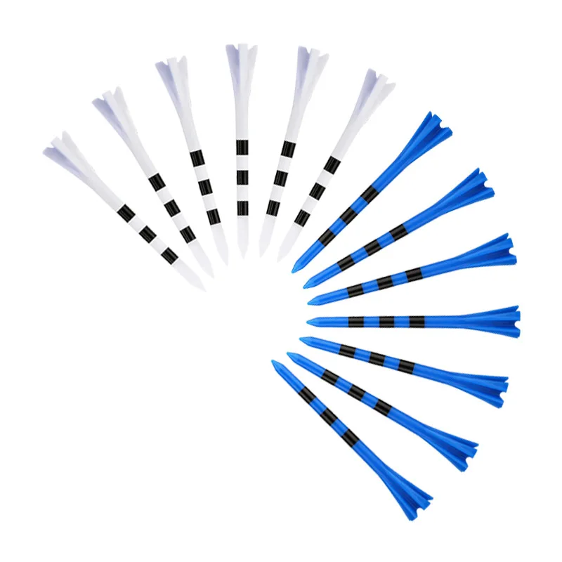 Plastic Graduated Golf Tees 83mm/70mm/38mm 50PCS