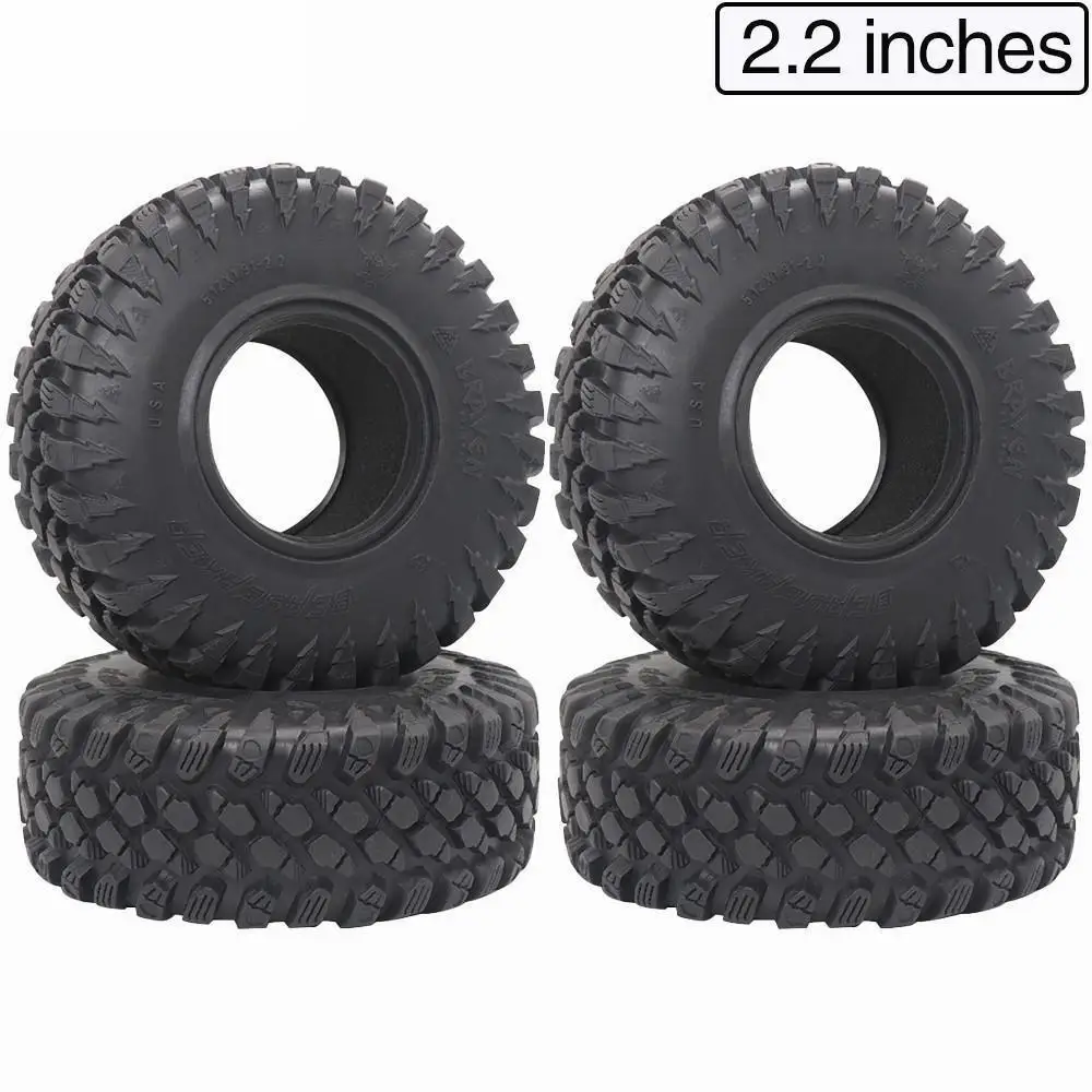 

4pcs 2.2 inch BRAVEN BERSERKER Rubber Tyre 2.2 Wheel Tires 125X48MM for 1/10 RC Crawler Trax Wraith SCX10 Wrangler 2.2 WHEEL