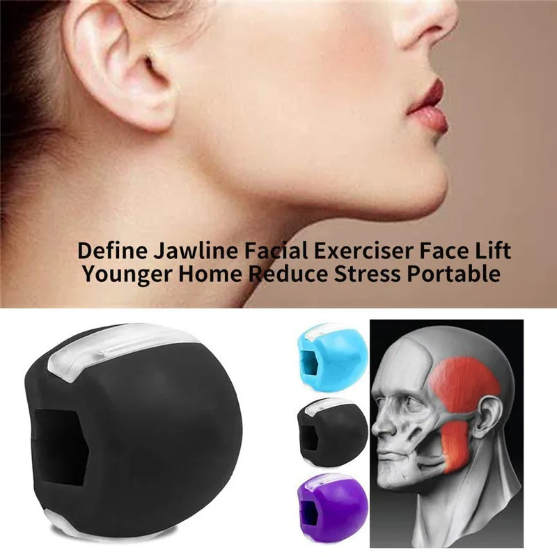 Face Masseter Men Facial shape Go Mouth Jawline Jaw Muscle Exerciser Chew Ball Chew Bite Breaker Training