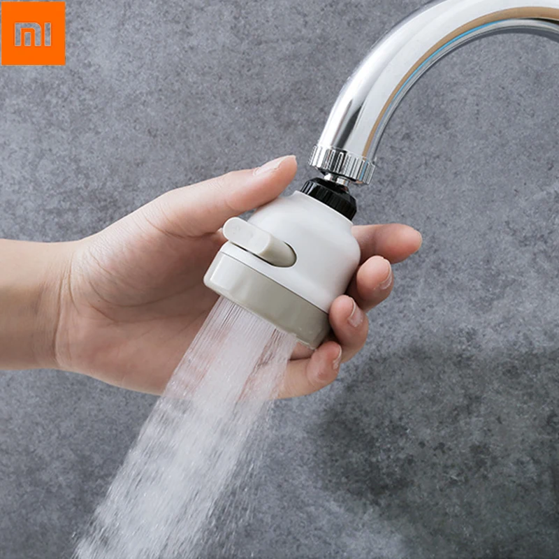 Xiaomi Faucet Boost Third Gear Adjustment Splash-Proof Nozzle Household Tap Water Shower Water-Saving Rotating Filter