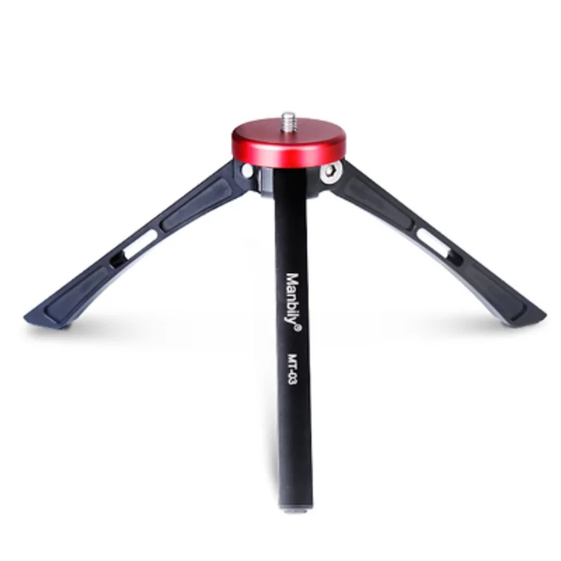 Manbily MT03 Mini Table Aluminum Tripod Mirroless Cellphone Gorpo Compact Camera w 360 ball head shooting Travel Table Tripod