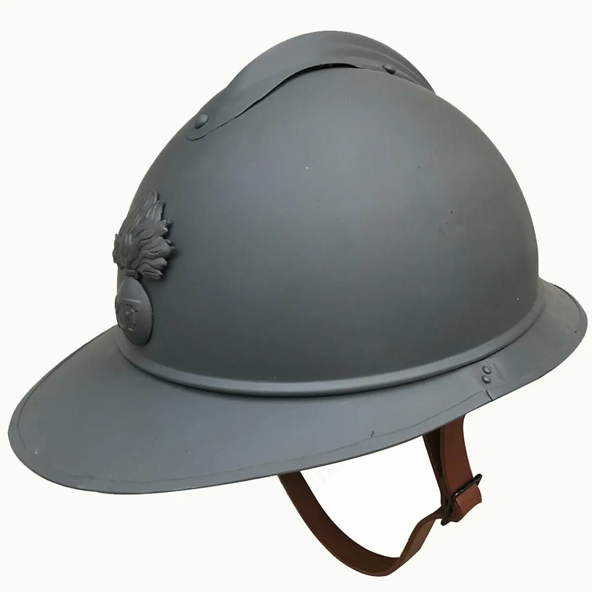 الحرب العالمية الأولى WW1 خوذة أدريان الفرنسية الصلب الجندي العسكري نوع M1915 M15 المشاة