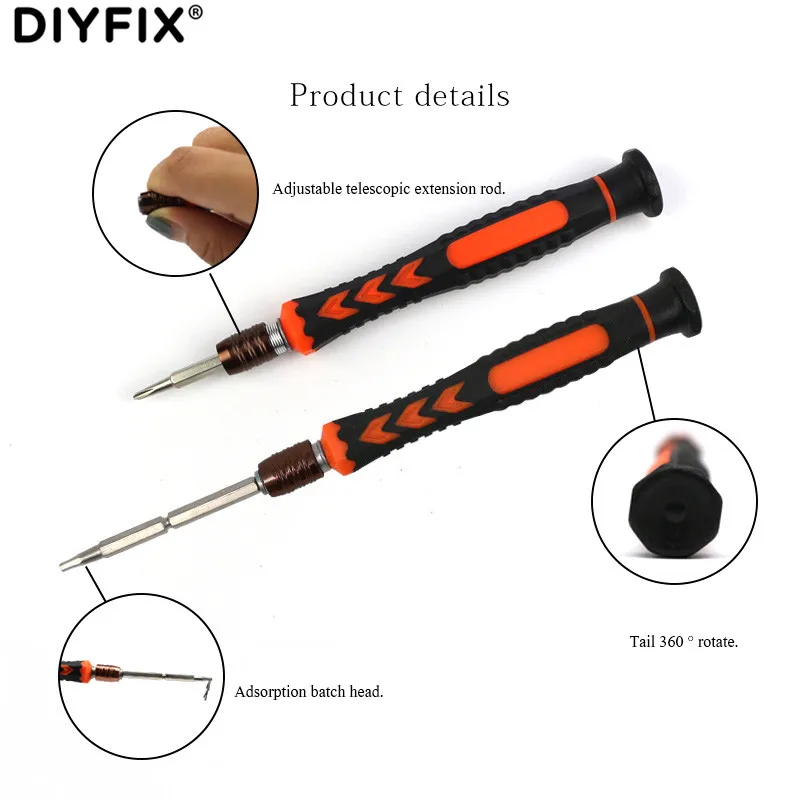 ครัวเรือนบิตไขควงชุดสำหรับโทรศัพท์มือถือแท็บเล็ตคอมพิวเตอร์ Disassembly RepairTool