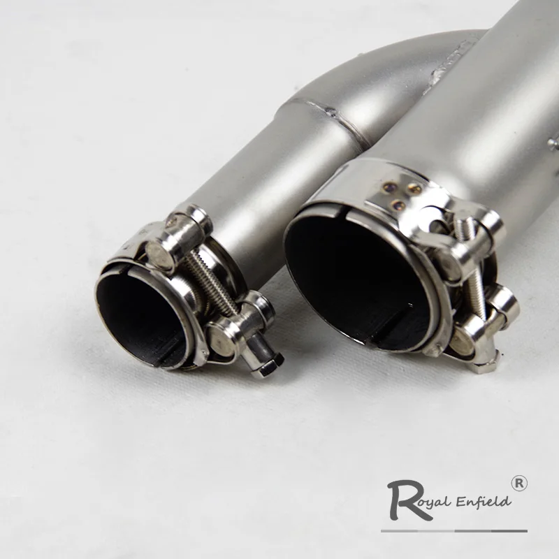Slip-on for BMW S1000RR 2017 2018 Exhaust Middle Link Pipe 51mm Muffler Escape Connection Tube Adapter