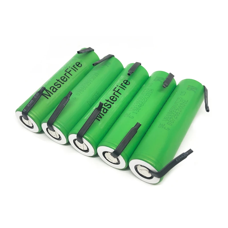 

MasterFire US18650VTC5 2600mAh 3.7V 18650 High Drain Rechargeable VTC5 Lithium Battery Cell 30A Discharge + DIY Nickel Sheets