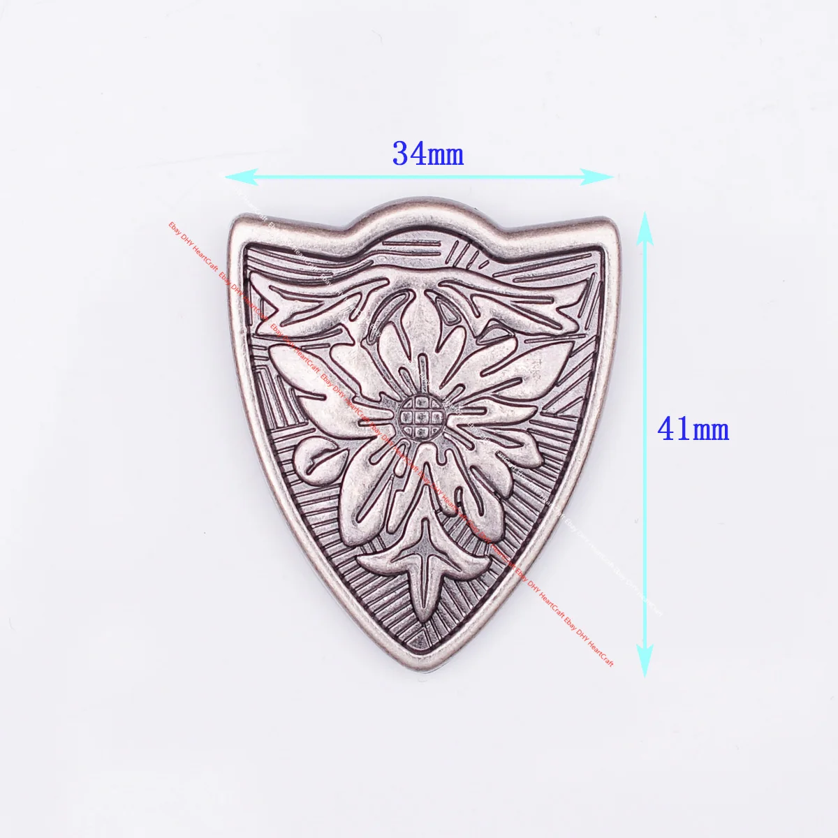 Huge Western Cowboy Cowgirl Rodeo 3PCS Set Silver Flower Embrossed DIY Leather Belt Buckle Replacement Fit 35mm Belt Strap