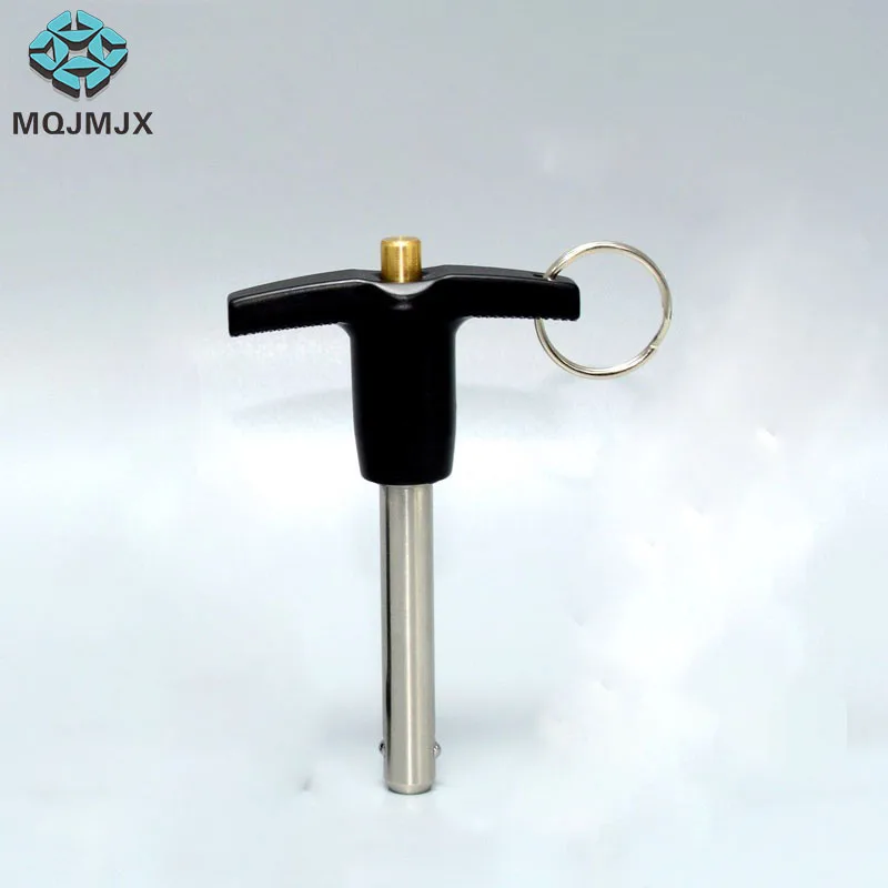 high quality Diameter 5mm Boat Ball Lock Pin T-hand Type Quick Release Pins With Ring Stainless Stee free shipping