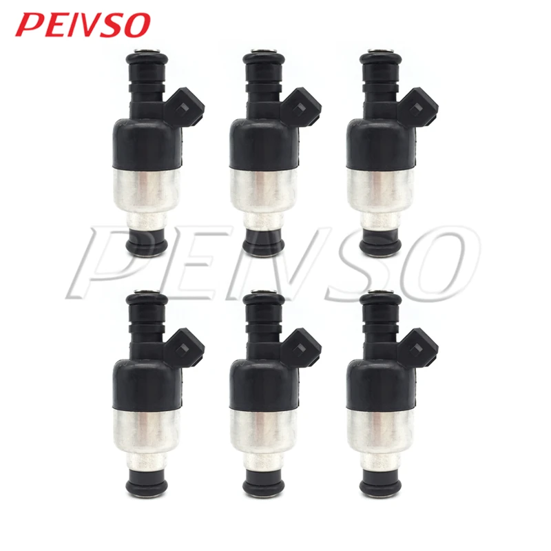 PEIVSO 6pcs 17089625 FJ96 Fuel Injector For CHEVROLET HONDA ISUZU PONTIAC CAMARO PASSPORT RODEO TROOPER FIREBIRD 3.2L 3.4L