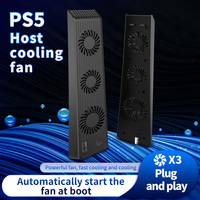 Aolion Efficient Cooling Fan for PS5 Host With 3 External Cooler Fan Vertical Radiator For playStation 5 Host Accessories