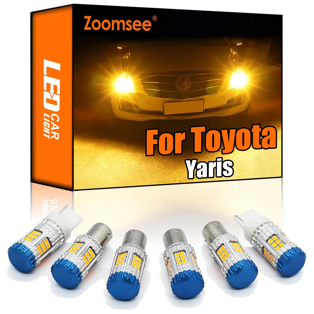 

Zoomsee Canbus For Toyota Yaris 1999-2020 No Hyper Flash Error Auto LED Front Rear Turn Signal Light Indicator Bulb PY21W W21W