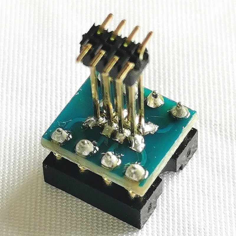 Dip8 до sop8 гнезда адаптеров позолоченное op amp сиденье 1,27 мм/2,54 мм 5532 muses02 opa2604aplme49720