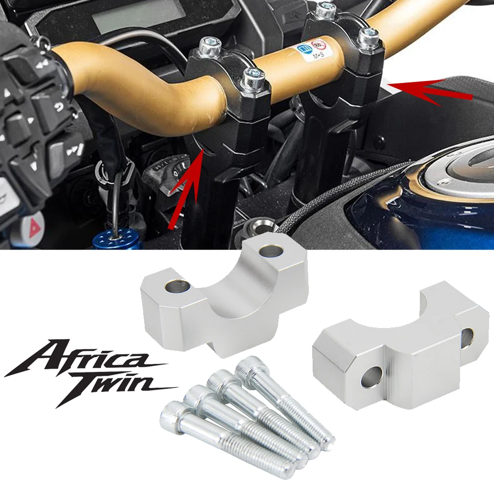 

NEW Motorcycle For HONDA CRF1100L CRF 1100 L Africa Twin Adventure Sports Handle Bar Riser Clamp Extend Handlebar